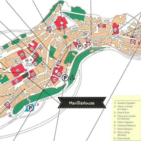 게스트하우스 Manillahouse Montepulciano Stazione